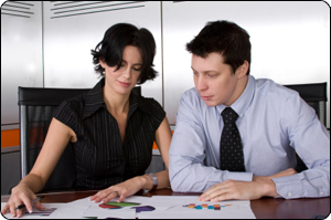 Tree Service owners analyzing