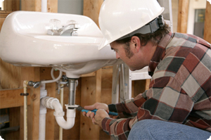 plumber working
