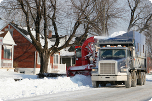 snow removal truck