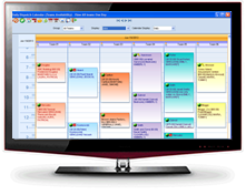 job scheduling display monitor