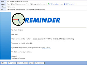email template service business