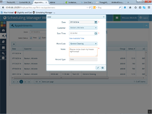 Customer Portal Booking Appointments
