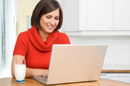 service business customer using pc