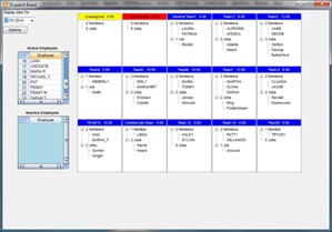 Dispatch board in Web Express