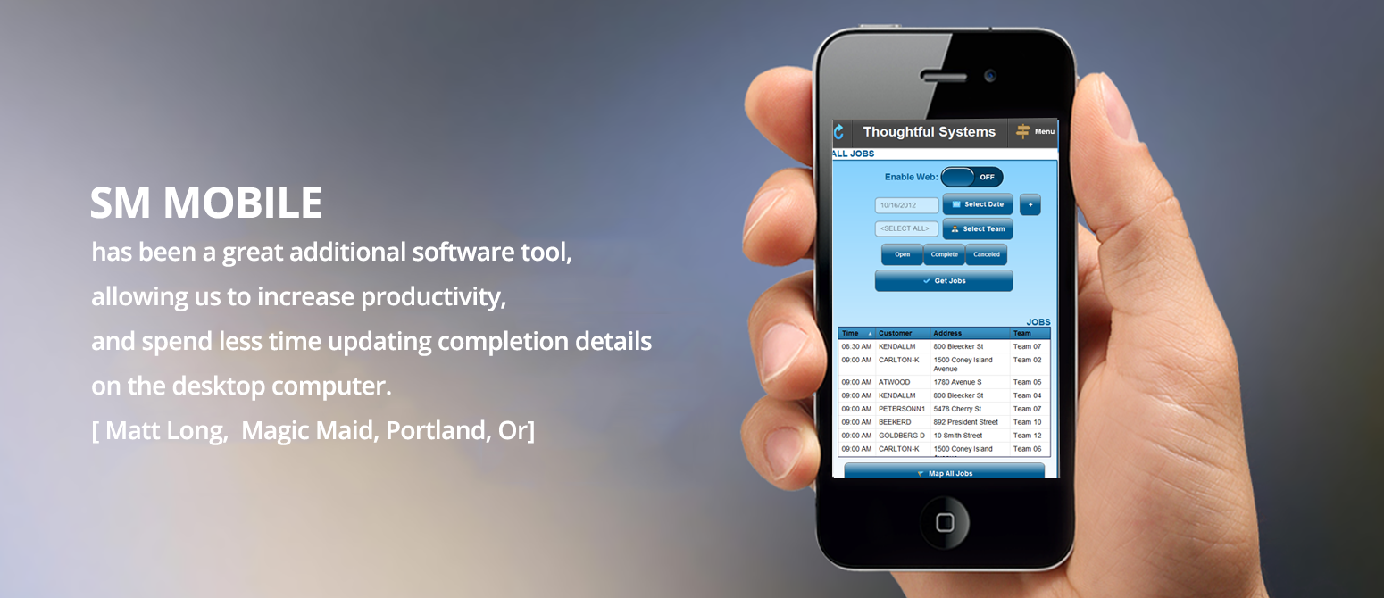 SM-Mobile on Android devices